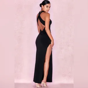 NEW NWT House of CB Odette Cross Front Cutout Maxi Dress thumbnail 3