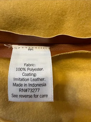 NWT Nine West faux leather wrap dress maple brown M *flaw* thumbnail 6
