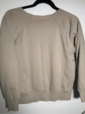 Budweiser Women's Tan Graphic Crewneck Sweatshirt XS thumbnail 4