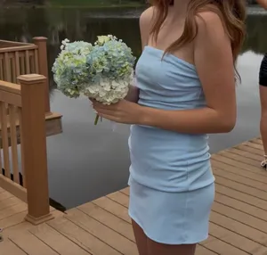 Lulus Blue Homecoming Dress thumbnail 5