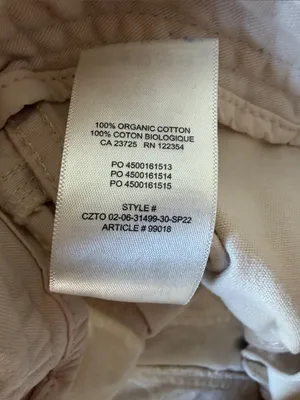 Aritzia Sun-deh Carpenter Utility Pants Cream Ivory Organic Cotton Size 6 thumbnail 6