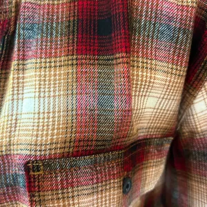 lumberjack chic Fall oversized buffalo plaid button down shirt 90s grunge M/L Size M thumbnail 5