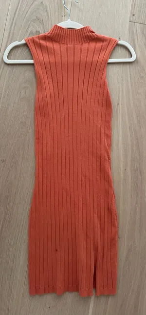Triple Threads Orange Dress thumbnail 1