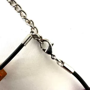 Colorful cubed necklace on cord thumbnail 8