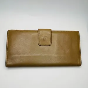 Gucci Bamboo Bi-Fold Leather Wallet in Tan - Preowned thumbnail 2