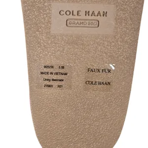 Cole Haan Mc Ada Mule Slippers‎ Hot Pink Suede Faux Fur Lined Size 5.5B thumbnail 11