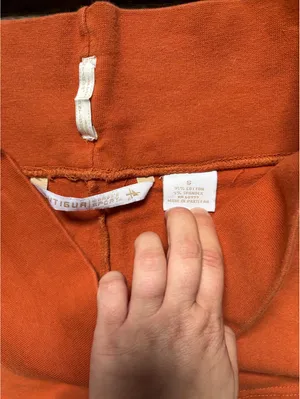 Texas Longhorns Antigua Y2K Shorts S Burnt Orange Foldover Low Rise Mini thumbnail 4