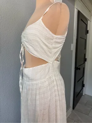 NWT Revolve L*Space Zuri Maxi Dress in Cream Size XL thumbnail 5