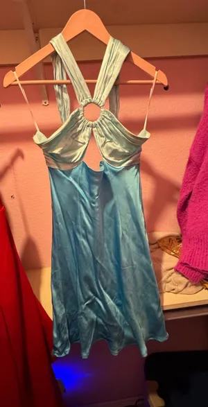 Hello Molly Satin Halter Dress thumbnail 1