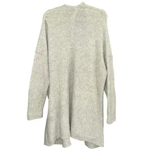 Free People Women's Phantom Cardigan sweater Grey gray large wool blend pockets thumbnail 8