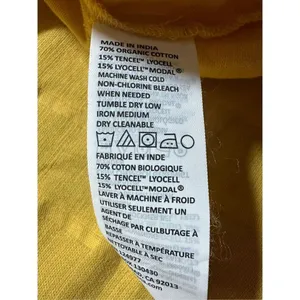 Prana‎ women’s yellow textured sleeveless blouse sz M thumbnail 7