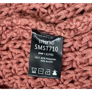 POL Chunky Sweater Cardigan Size Medium Open Front Knit Crochet Boho Cable Knit thumbnail 6