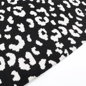 Rebecca Taylor Womens Knit Dress Large Leopard Animal Print Mob Wife Bold‎ Glam thumbnail 7