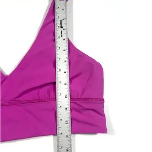 Lululemon Align V-Neck Bra Size 14 Pow Pink Yoga Pilates Barre Buttery Soft EUC thumbnail 6