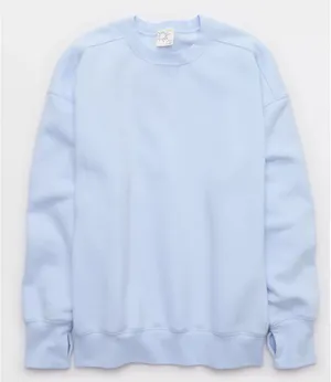 Aerie OFFLINE Cloud Fleece Oversized Crewneck thumbnail 1