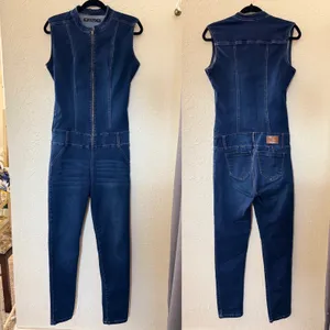 LOWLA Colombian Shapewear Denim Jumpsuit Butt Lift Tummy Control Size 9‎ thumbnail 2