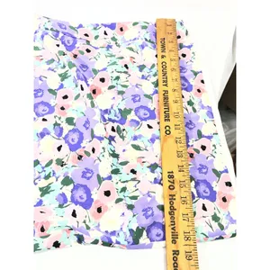 Kori Plus Floral Wide Leg Jumpsuit Women XL Purple Pink Ruffle Tie Back Flowy thumbnail 11