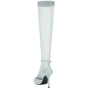 Givenchy Show Stocking Pumps in Grey 41 with Box Womens High Heels Boots Leather thumbnail 4