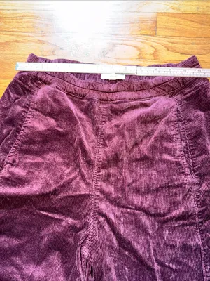 Pilcro Anthropologie Wide-Leg Corduroy Pants in Rust thumbnail 5