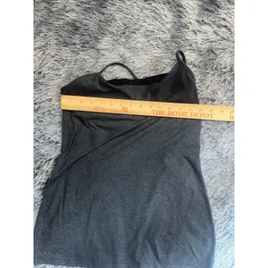 Lululemon Power Y Back Tank Charcoal Grey Size 10 thumbnail 4