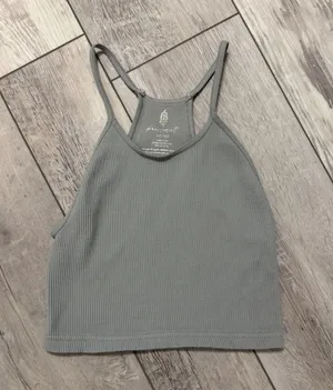 Free People Movement Happiness Runs Seamless Ribbed Crop Tank thumbnail 1