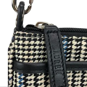 Ralph Lauren Monogram Houndstooth Canvas Mini Bag thumbnail 4