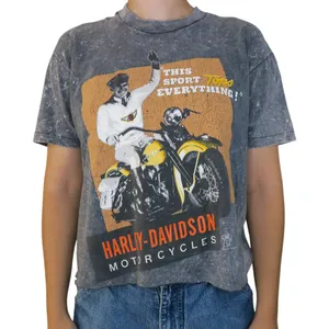 Vintage 80s Harley Davidson Single Stitch Shirt thumbnail 1