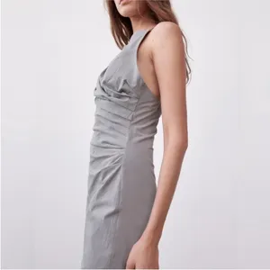 ZARA Linen Mini Dress thumbnail 2