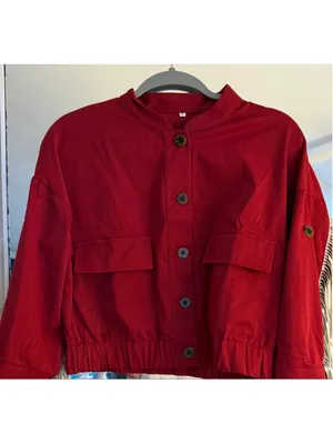 NEW Red Wine Crop Fringe Western Cowgirl Jacket S thumbnail 3