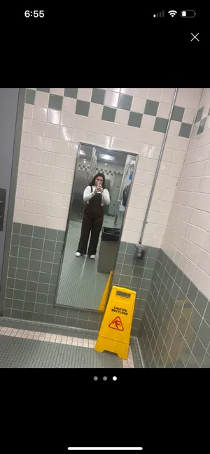 Cider Brown Corduroy Overalls thumbnail 2