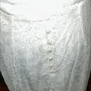 Lulus White Sleeveless Scoop Neck Wedding Gown thumbnail 5