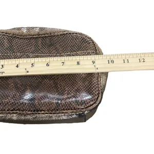 GILI Leather Crossbody Bag‎ Sienna Snakeskin Brown Purse thumbnail 5
