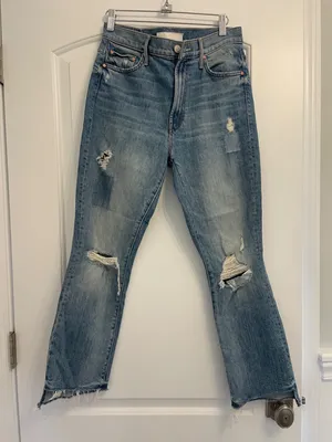Mother Denim - The Insider Crop Step Fray Size 28! thumbnail 8