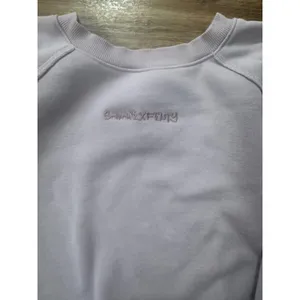 Savage X Fenty Lavender Crewneck Sweatshirt Lounge Medium Minimalist Casual‎ thumbnail 3