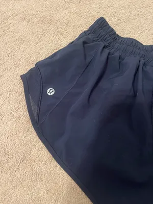Navy Lululemon Hotty Hot Shorts 2.5" thumbnail 4