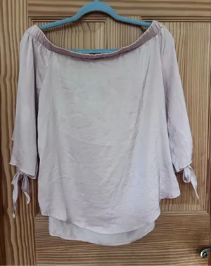 Apt. 9 Blush Off-Shoulder Blouse with bow sleeves thumbnail 1