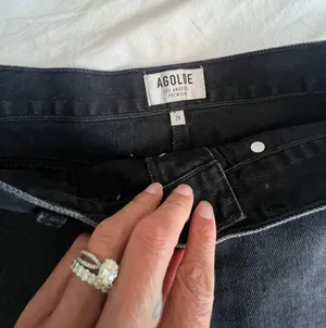 Quinn black denim distressed mini Jean skirt 28 thumbnail 10