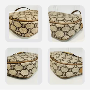 GUCCI PLUS GG Pattern Mini Shoulder Bag PVC Leather Brown ( Vintage) thumbnail 14