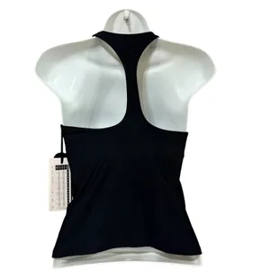 Calia Womens Black High Neck Racerback Tankini Swim Top UPF 50+ Small NWT thumbnail 2
