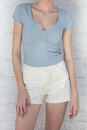 Brandy Melville Gina Light Blue Top thumbnail 1