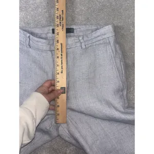 lauren ralph lauren cropped wide leg trouser pants‎ size 6 twill thumbnail 9
