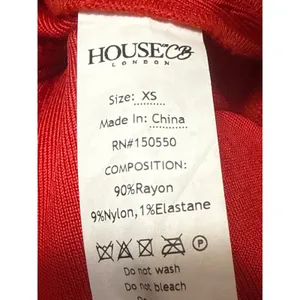 House of CB London Benedetta Red Sleeveless Straight Leg Tank Romper Jumpsuit XS thumbnail 6