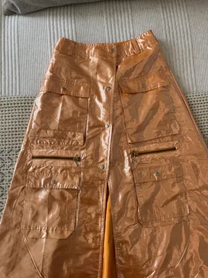 Anthropologie Orange Maxi Skirt thumbnail 2