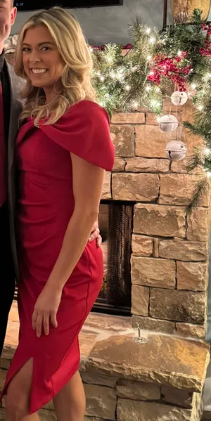 Red Boutique Cocktail Dress Size 4 thumbnail 3