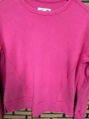 Seven7 Pink Long Sleeve Thermal Size XS thumbnail 4