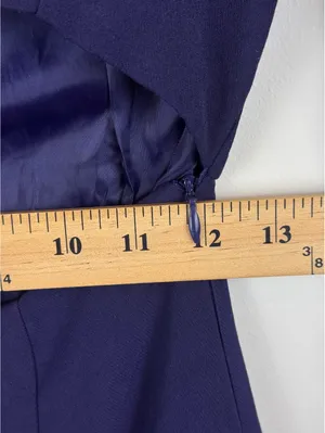Superdown Kendra Cut Out Blazer Mini Dress Navy Blue Long Sleeve Size S Revolve thumbnail 13