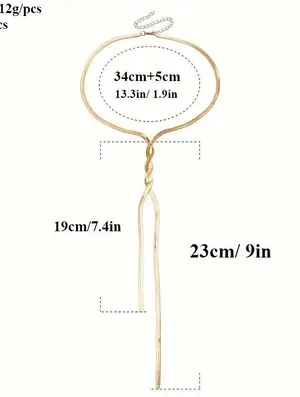 NEW Long dangle necklace, gold necklace, gold jewelry, beautiful party jewelry thumbnail 4