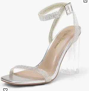 Rhinestone Heels Size 7.5 thumbnail 1