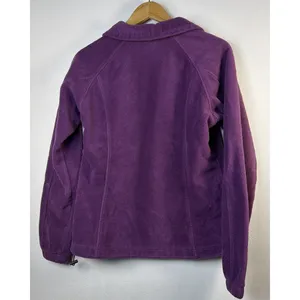 Columbia Sportswear Women's Medium Full Zip Purple Fleece Jacket thumbnail 6