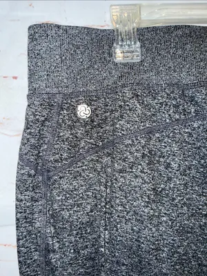 Zella Med Heather Gray Performance Jogger Pants zip pockets wide waistband cozy thumbnail 6